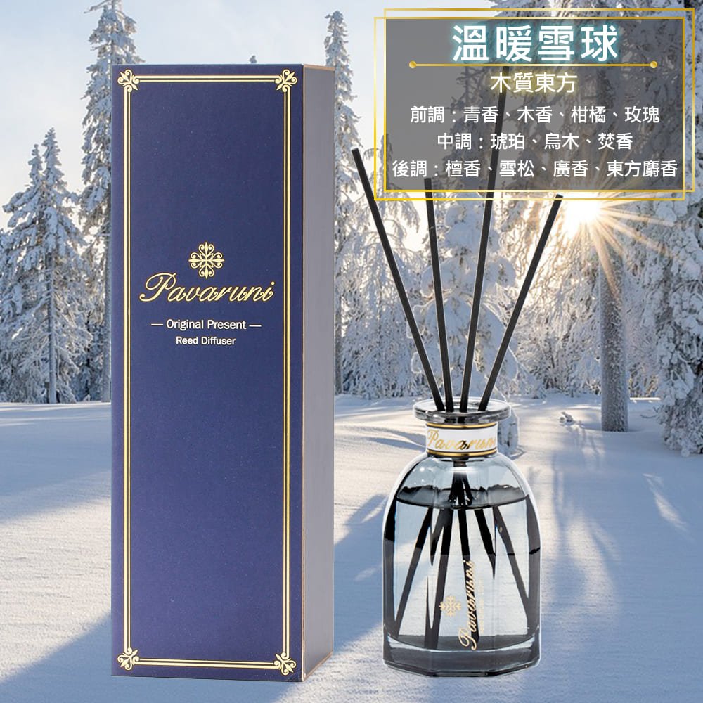 【美國Pavaruni】擴香瓶光影系列 瑞士香料120ml - Pavaruni_TW溫暖雪球擴香瓶